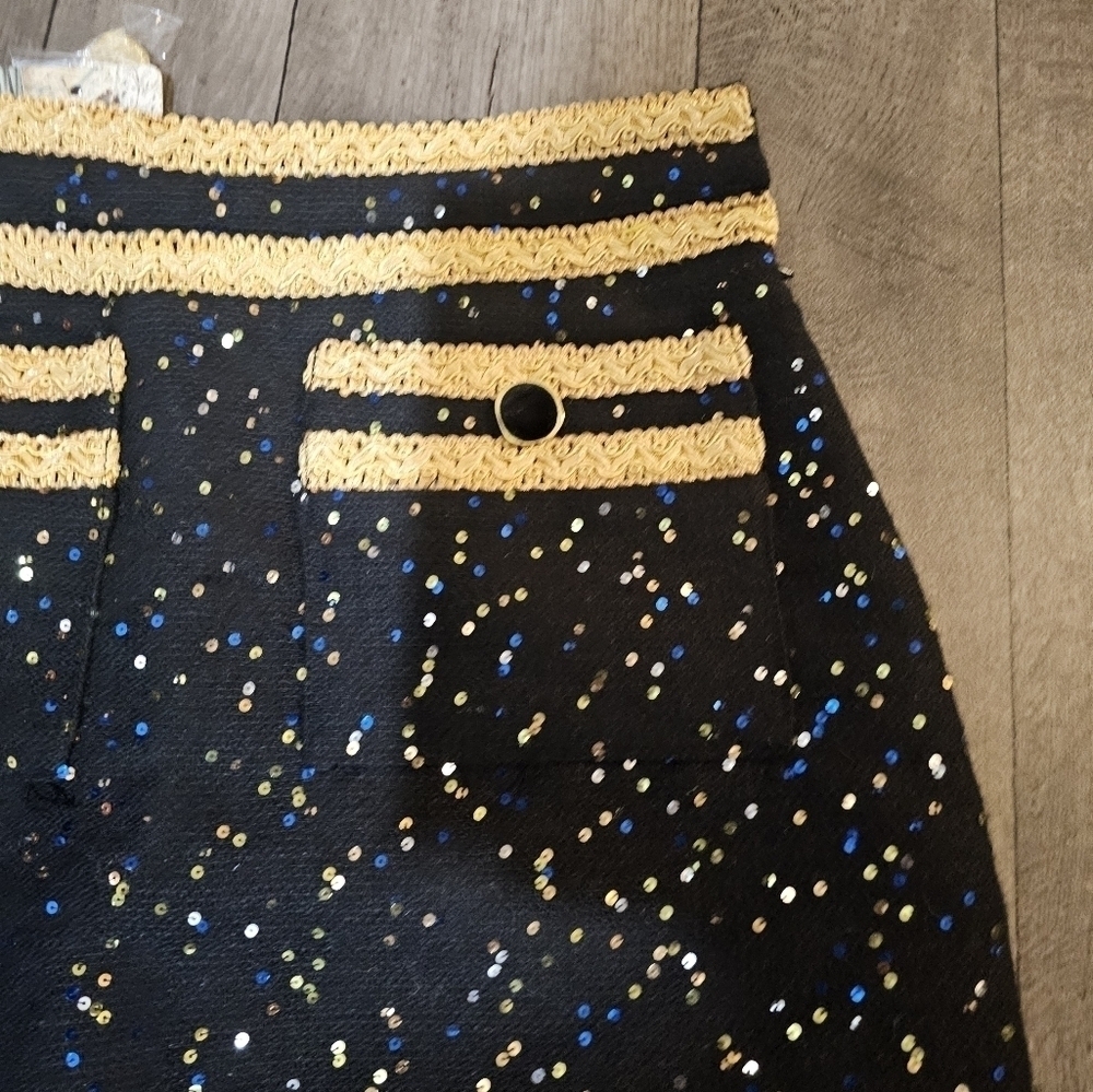 Sister Jane Disco Boucle skirt size medium - Picture 4 of 16